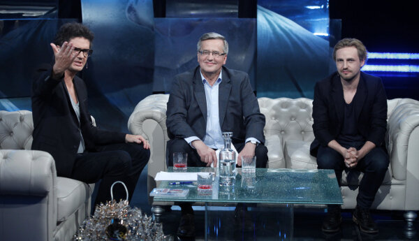 Bronisław Komorowski i Paweł Domagała